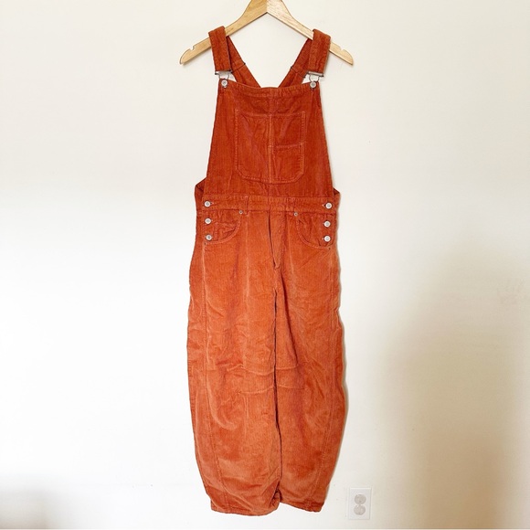 Free People We The Free Good Luck Cord Overalls - Picture 5 of 7